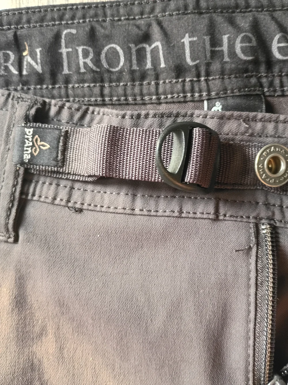Prana Men's Dark Blue Cargo Pants with Side Pockets